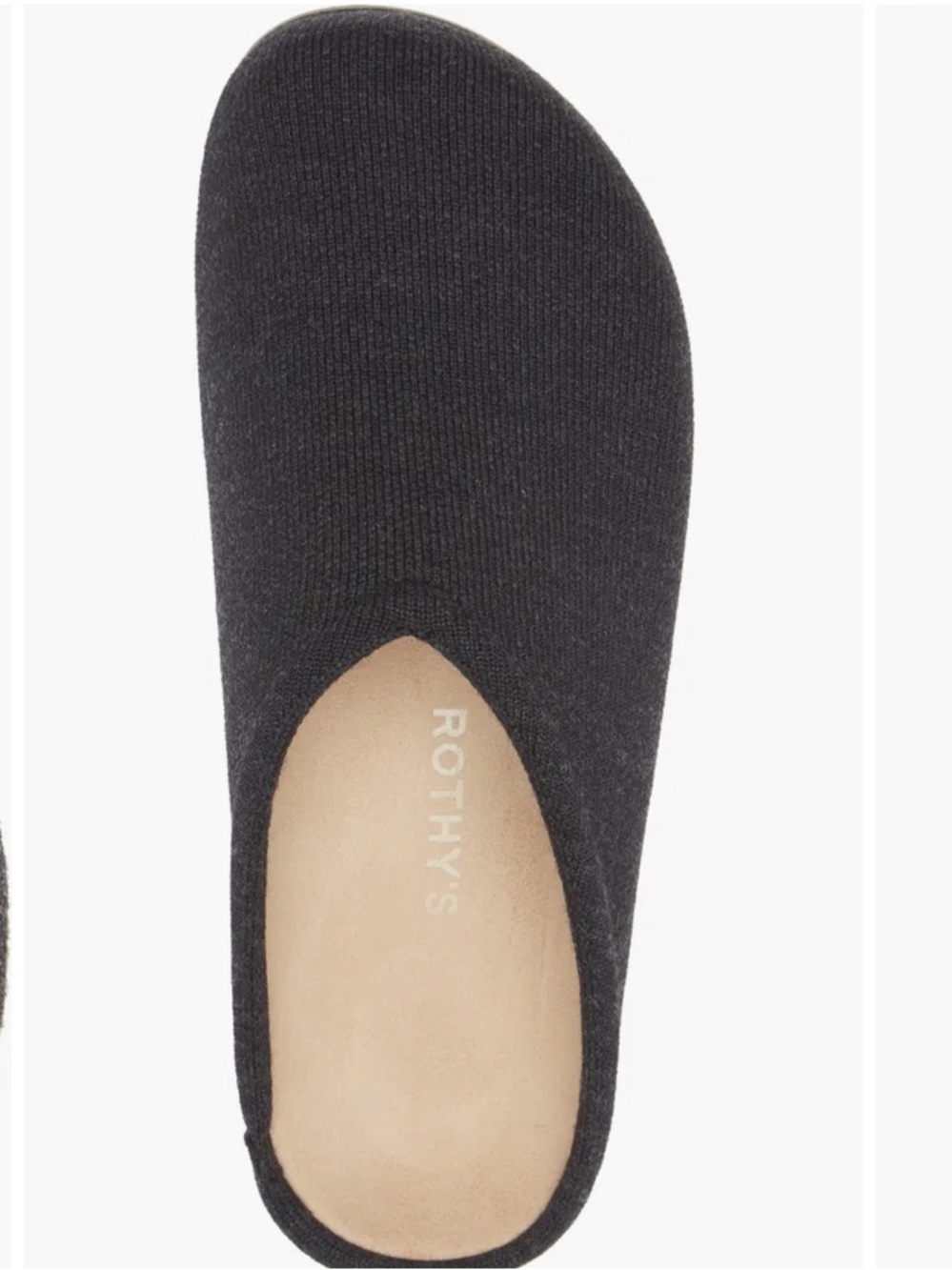 Rothy’s black clog
